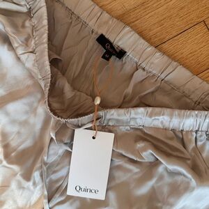 Quince Shimmering Silver pants